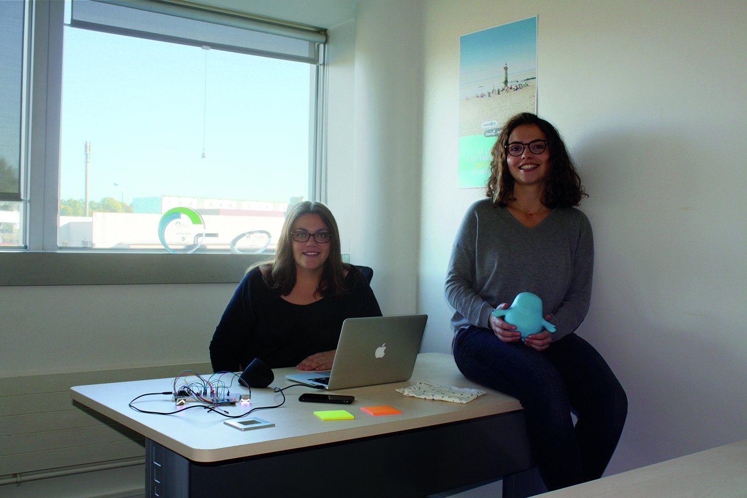 Sandrine Bender-CEO(left) & Alizée Gottardo-CTO (right) Meyko